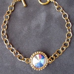 Opal Swarovski Crystal October Bracelet